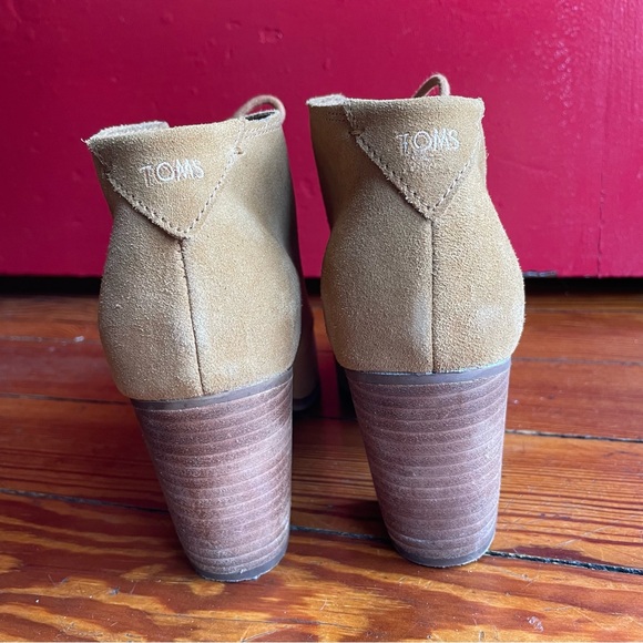Toms Lunata Lace Up Bootie - Camel - 8.5 - Picture 8 of 9
